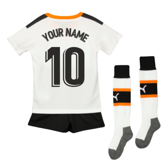 Valencia Main Team Elite Quality Home Player Jersey (Kids)