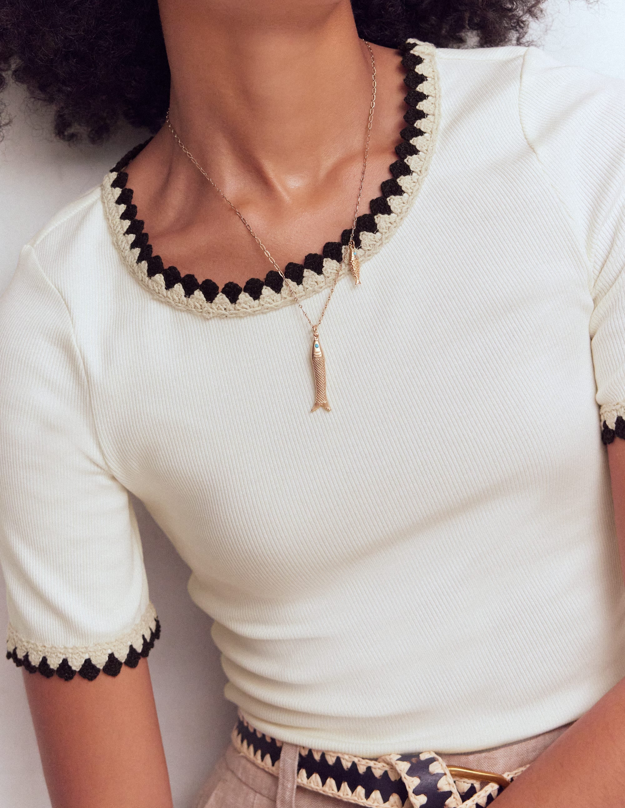 Maddie Trim Detail T-Shirt
