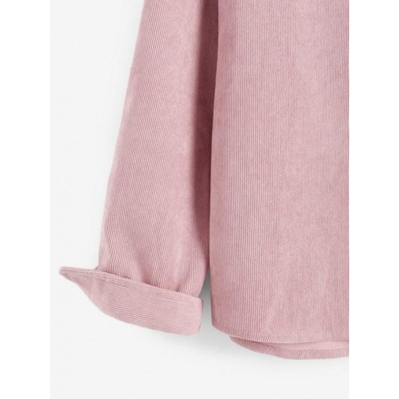 Button Up Pockets Blouse UC2786