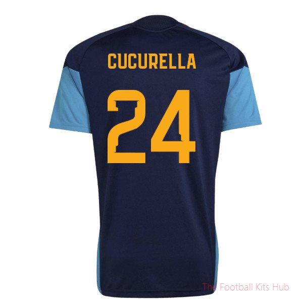 2026-2027 Spain Training Jersey (Night Indigo) (Cucurella 24)