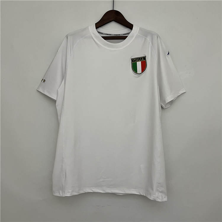 2000 Italy Away White Retro Shirt - Official Replica 4130