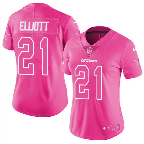 NFL DAL Cowboys #21 Ezekiel Elliott Limited Team Color Jersey - Fan...