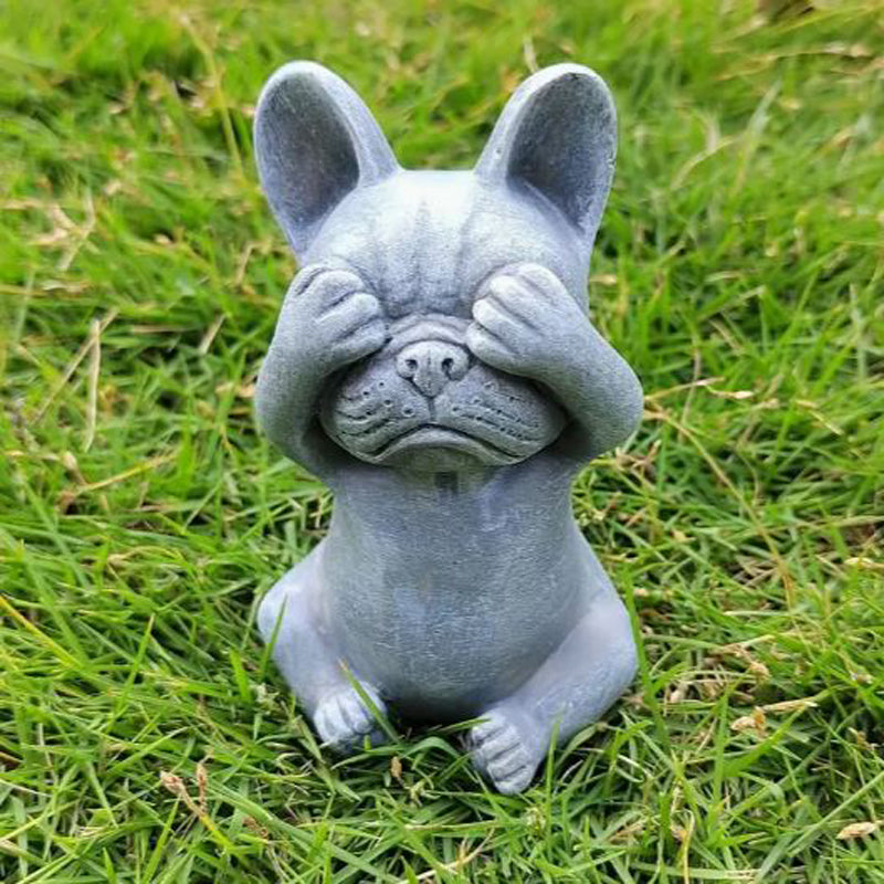 BonChien Charming Frenchie Resin Statue