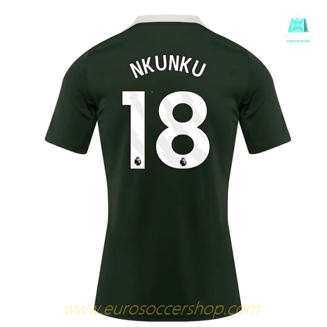 2025-2026 Chelsea Dri-Fit Strike Training Shirt (Green) (Nkunku 18)
