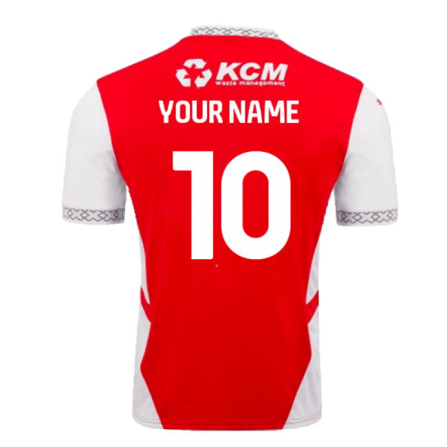 Official 2024-2025 Rotherham United Home Shirt (your Name) - Premium