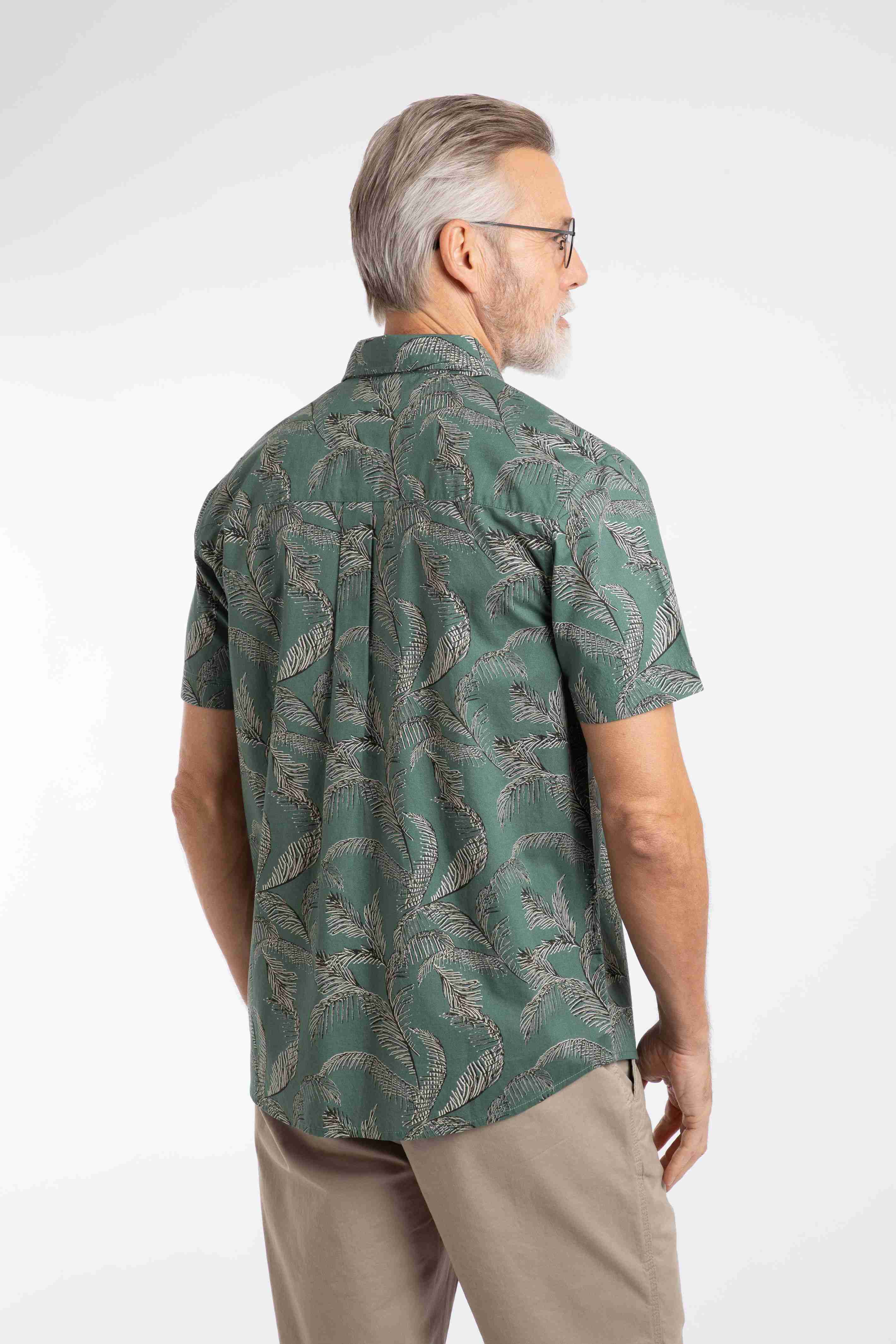 Avondale Short Sleeve Printed Shirt Green