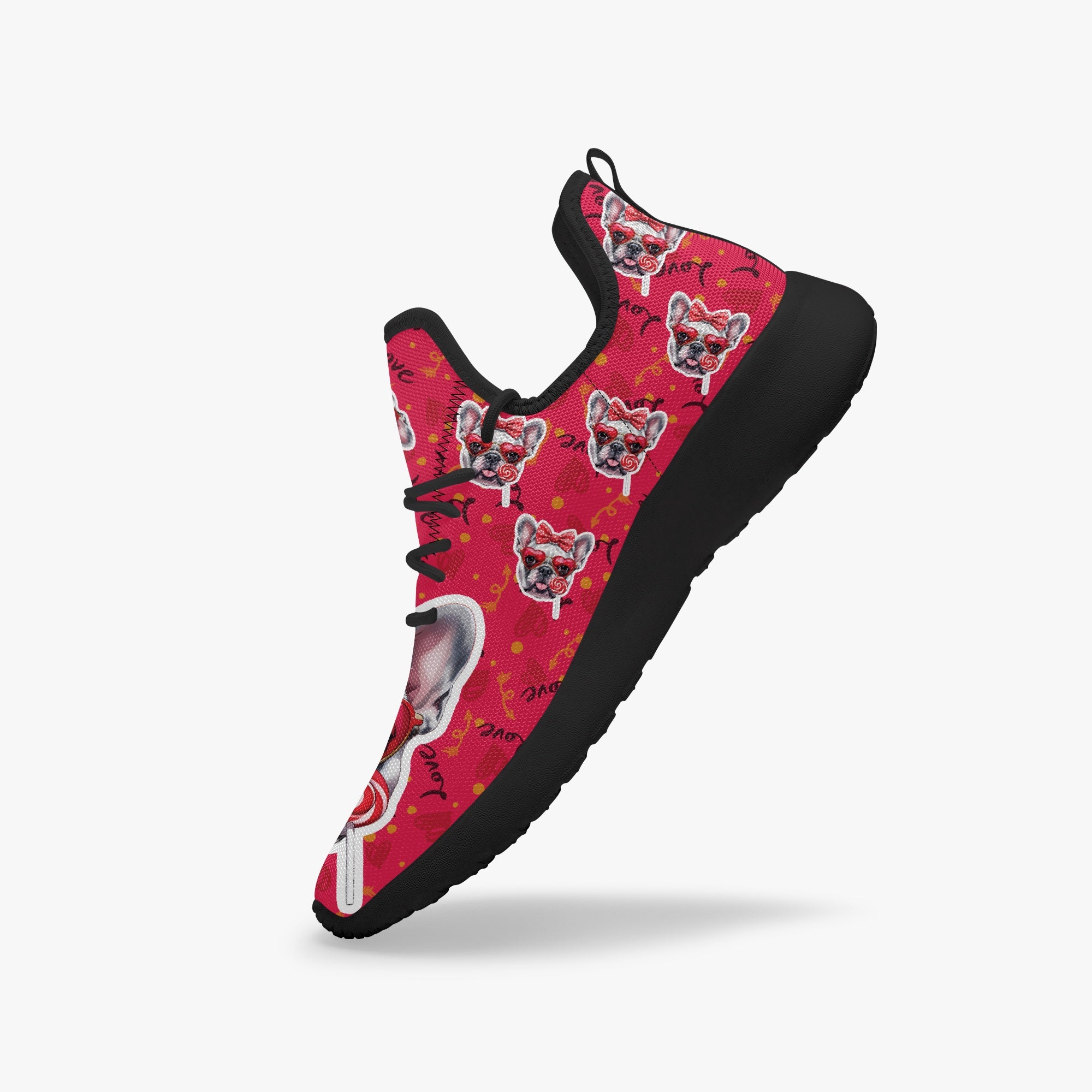 French Bulldog Lover Dove Classic Sneakers Everyday Footwear