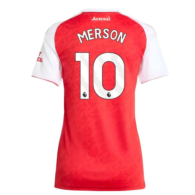 2025-2026 Arsenal Home Shirt (Womens) (Merson 10) - official style