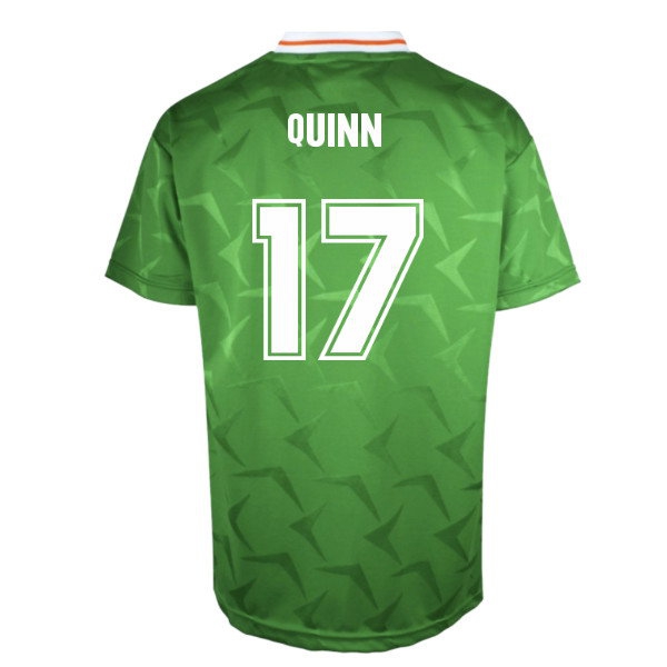 [HP] 1990 Ireland Home Retro Shirt (Quinn 17)