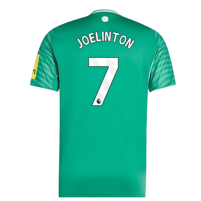 2025-20 Newcastle Official Away Football Kit Joelinton #7 L S