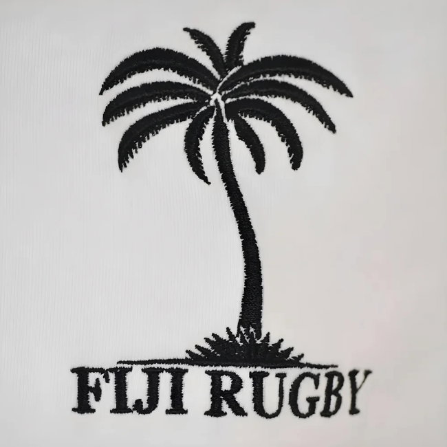 Fiji 1970 Vintage White Rugby Shirt