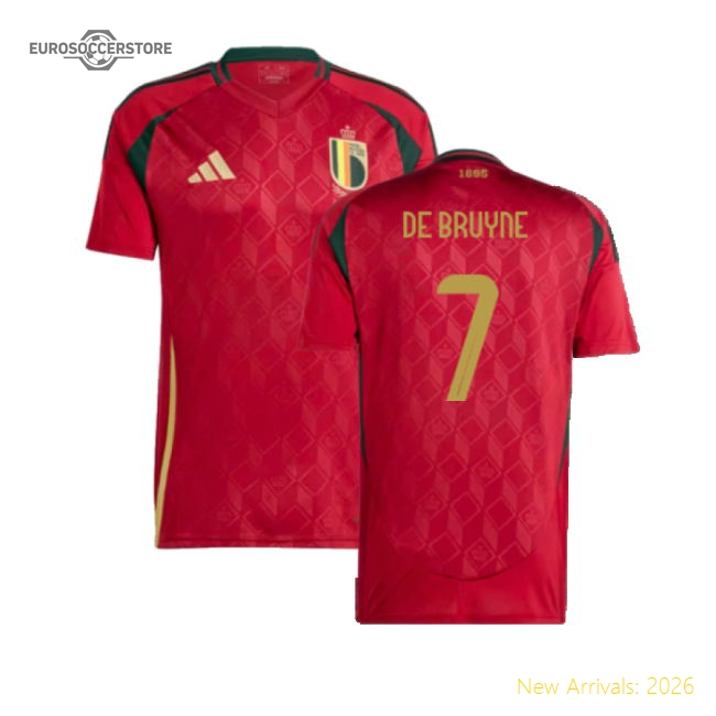 Belgium 2024 Home Jersey Shirt Football Fan Apparel Game Day Game Day For Football Fans