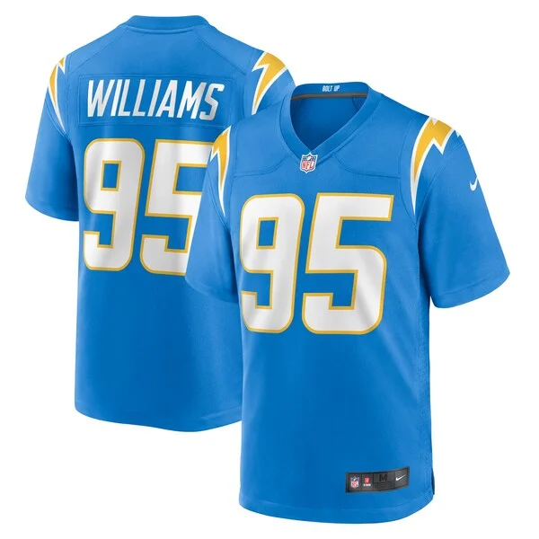 None Nicholas Williams Game Jersey - Blue | NFL Player Jersey