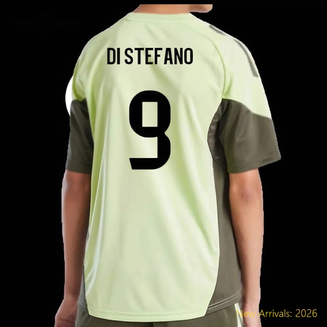 Soft Kids Football Team Di Stefano Jersey 2025-2026 Machine-washable