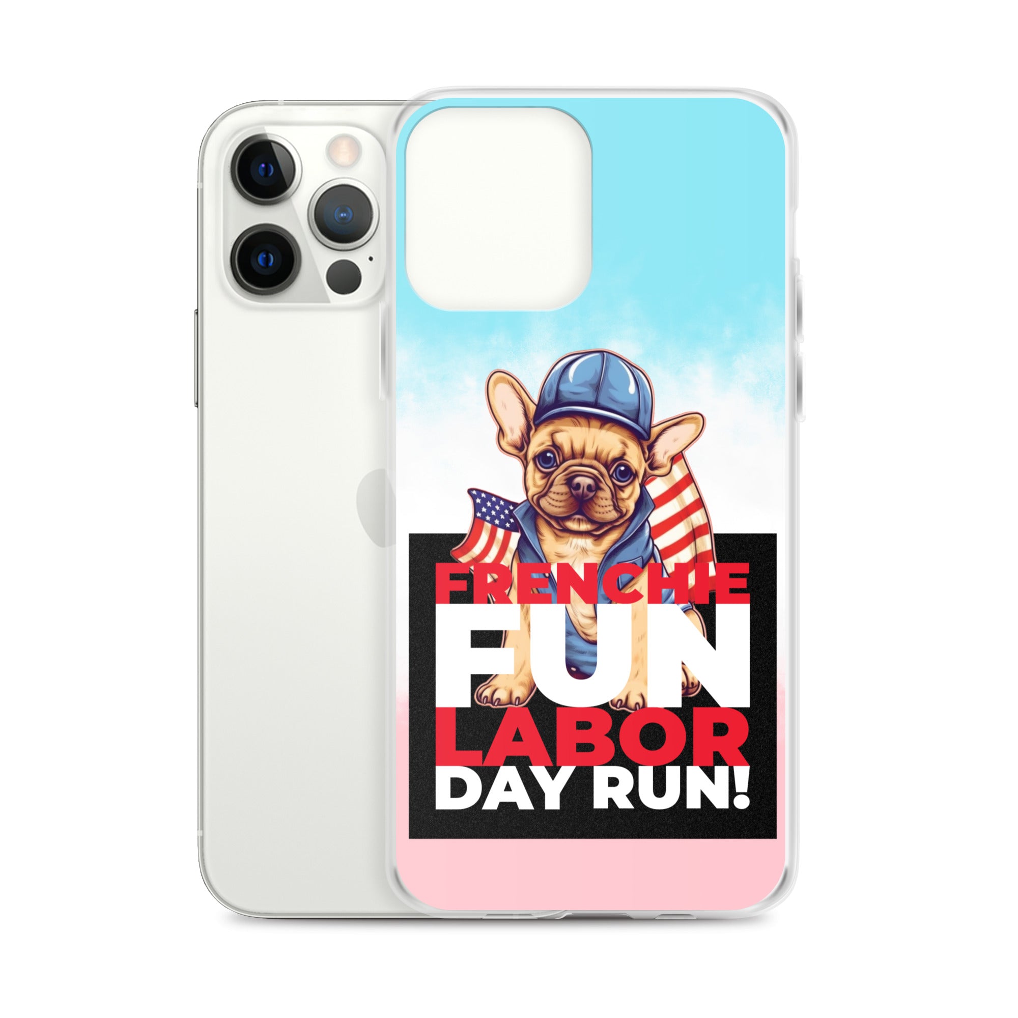 Cozy Frenchie Fun - Clear Case For Iphone® for French Bulldog Lovers