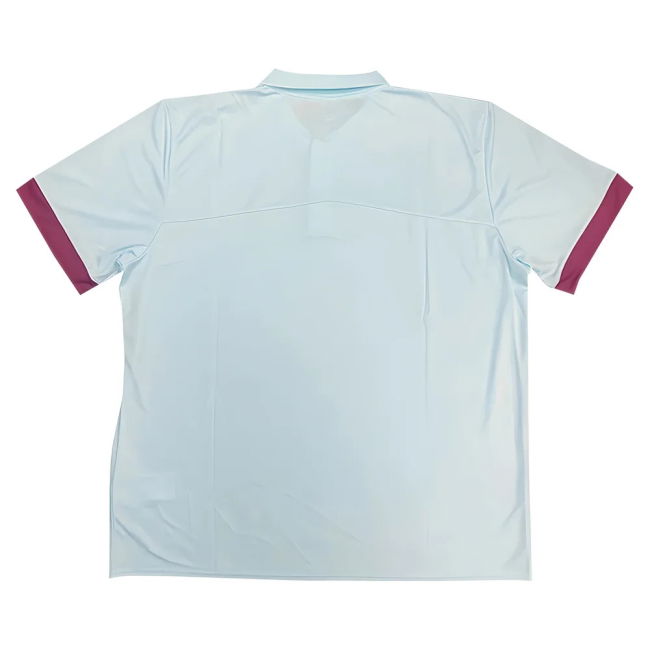 West Ham Poly Polo - Blue Glow official style Shirt 2022-2023 (Unisex