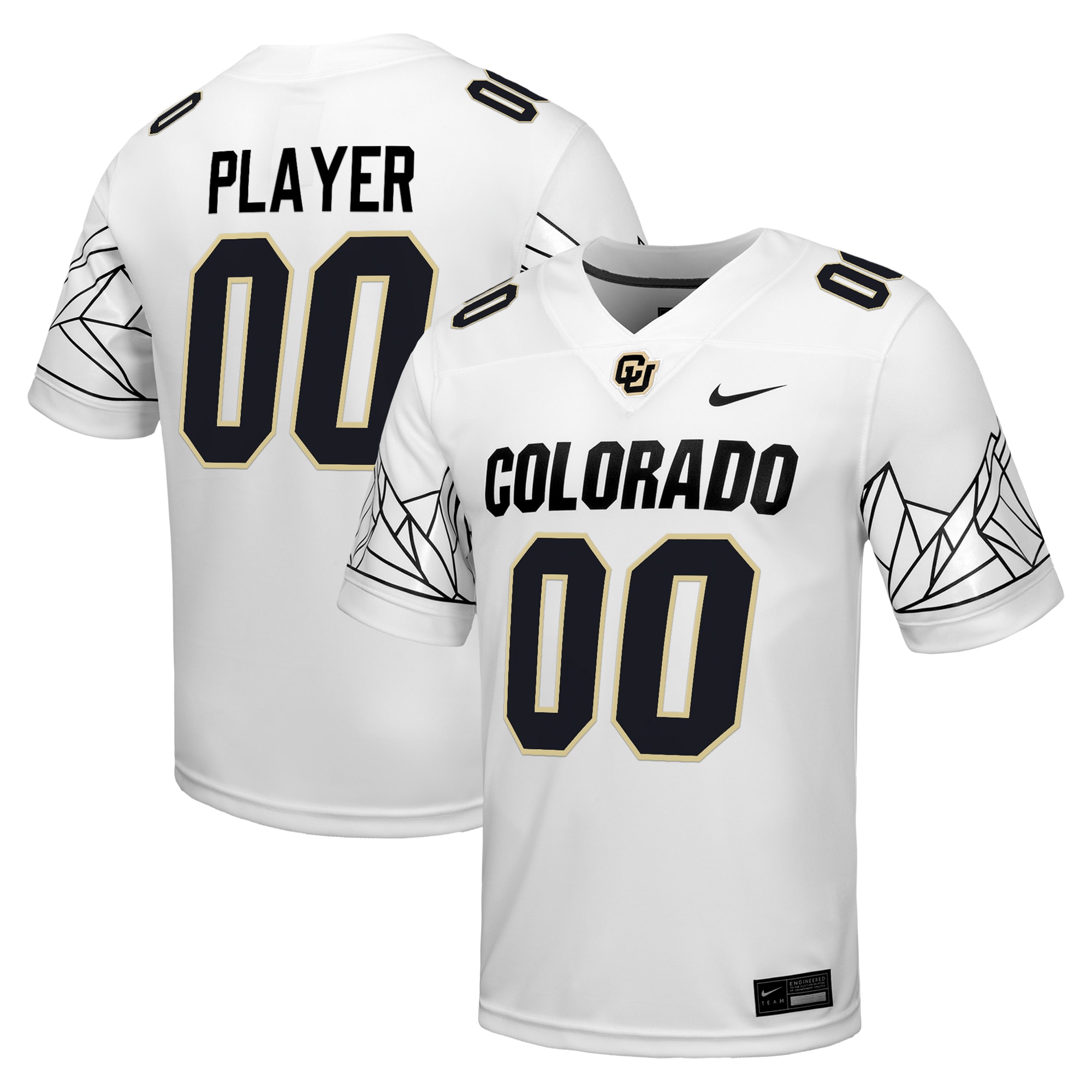 Colorado Buffaloes NIL Pick-A-Player Football Game 2026 Season Football Jersey - White