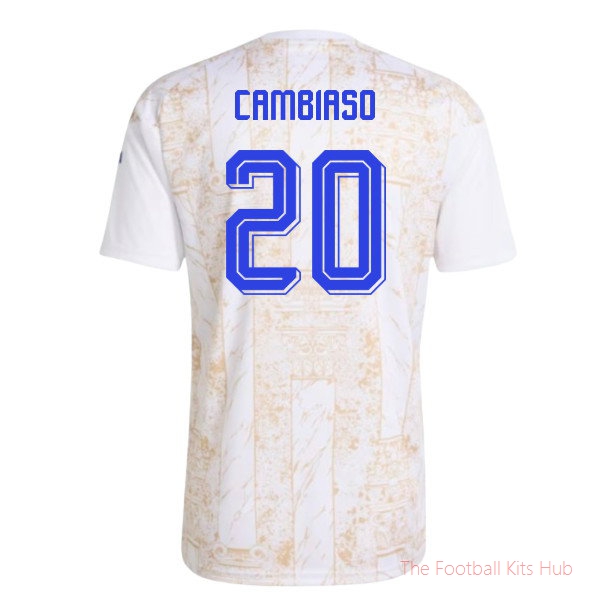 Premium Italy 2026-2027 Pre-Match Shirt (Kids) (Cambiaso 20)