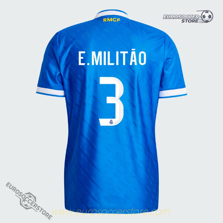 E. MILITÃO 3 Real Madrid Third Jersey 25-26 (Player Version)