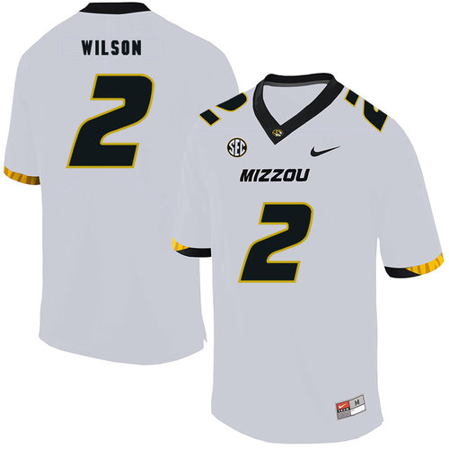 Men's None White 2024 breathable Micah Wilson #2 college football