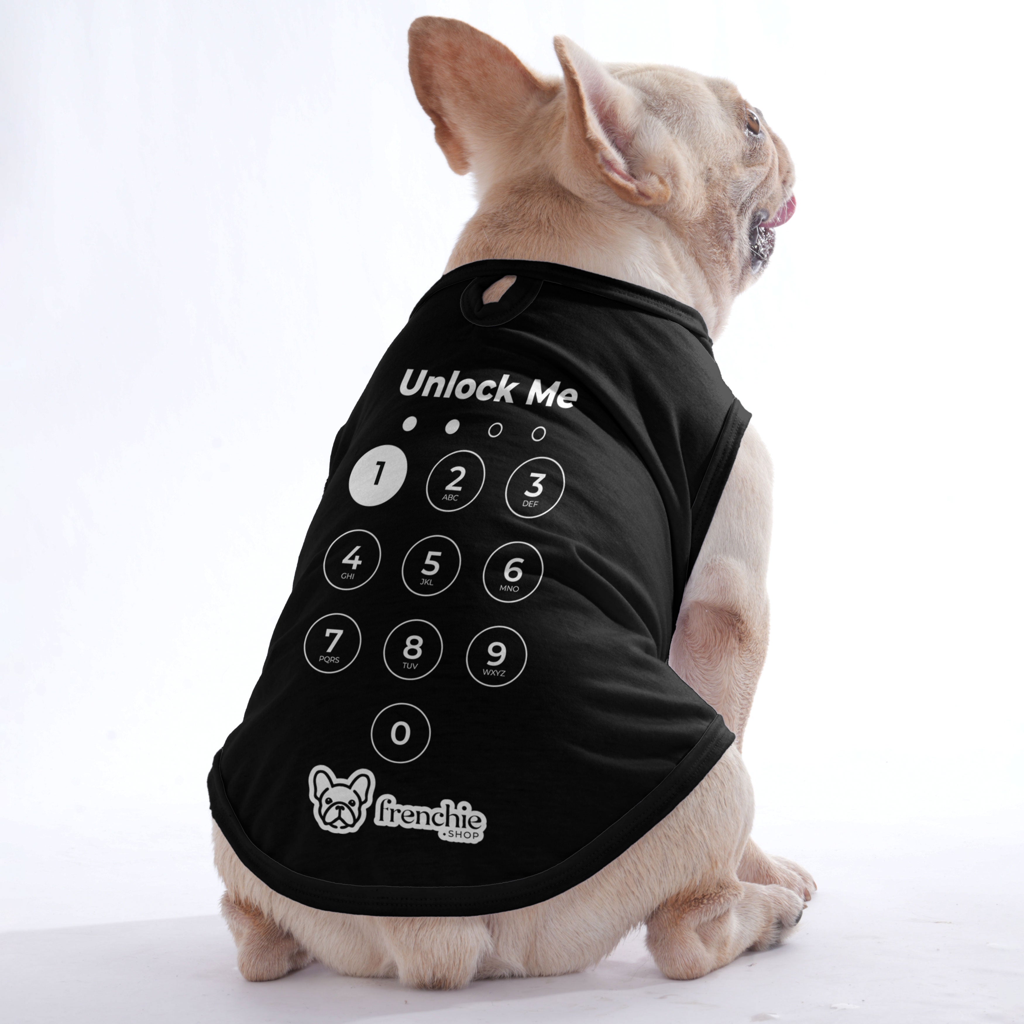 Pet-Lover Unlock Me - Shirt For Frenchies - Frenchie Shop Original fo...