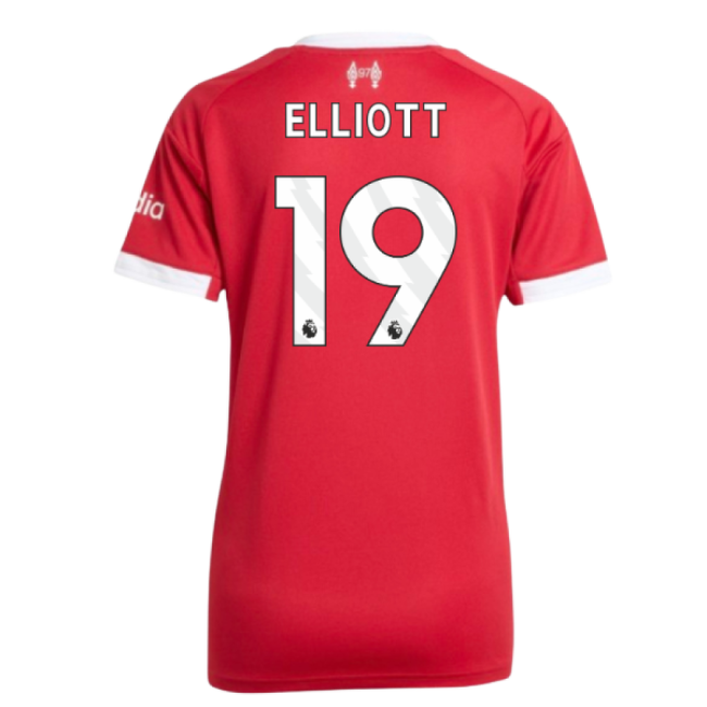 Liverpool Home Football Shirt 2025-20 - Elliott 19 L M Women S