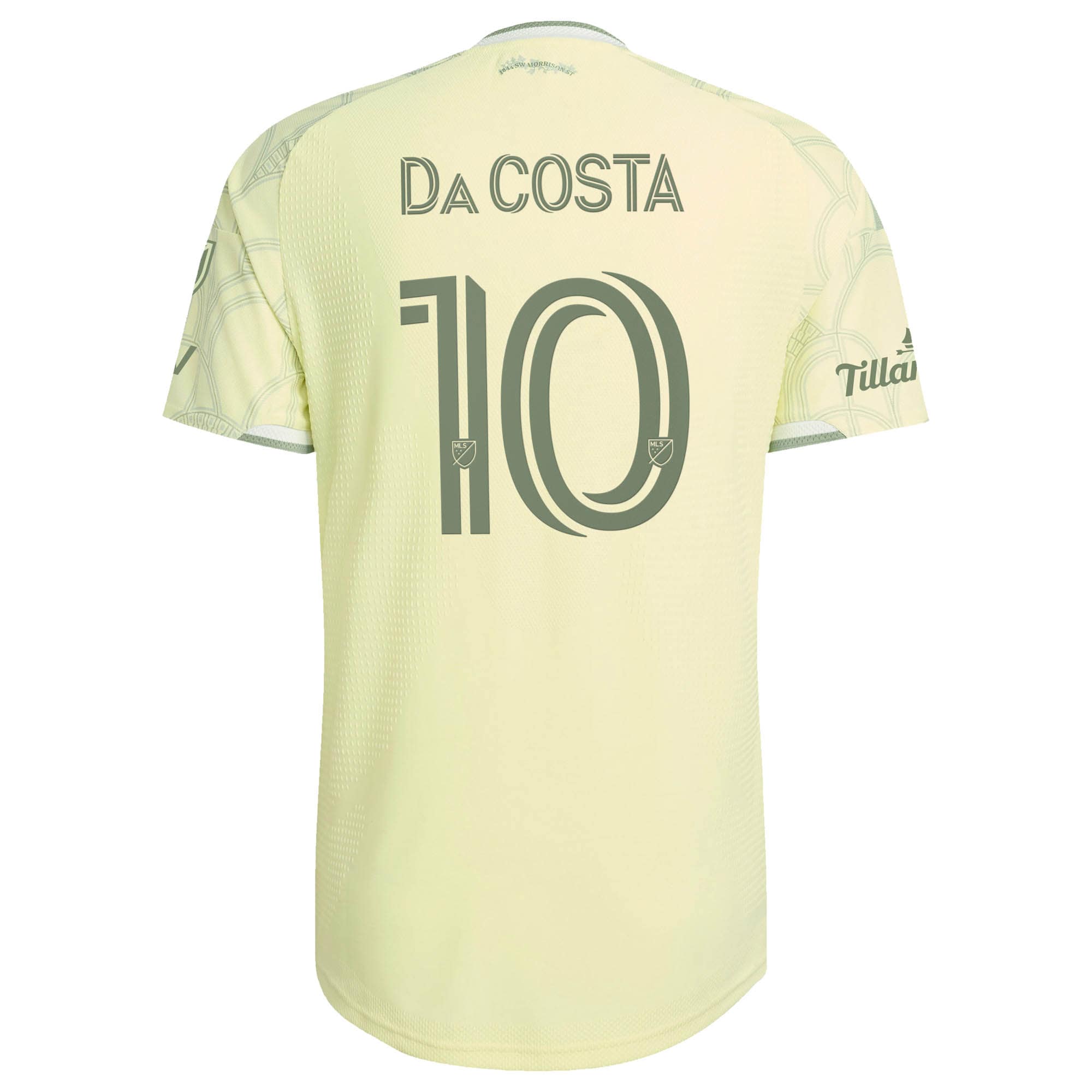 [SJH] David Da Costa Portland Timbers 2026 Civic Stadium Kit On-Field Authentic Patch Jersey - Yellow
