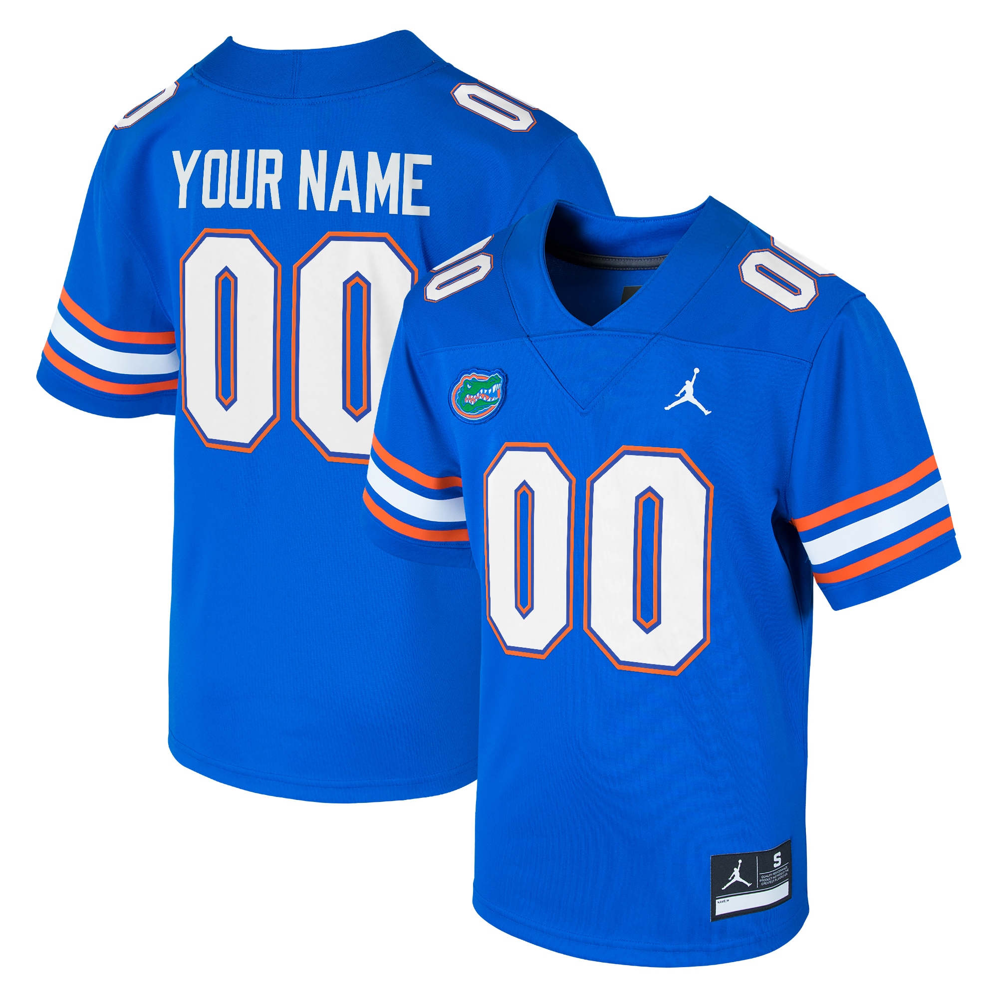 [NJP] Florida Gators Custom Football Game Jersey - Royal