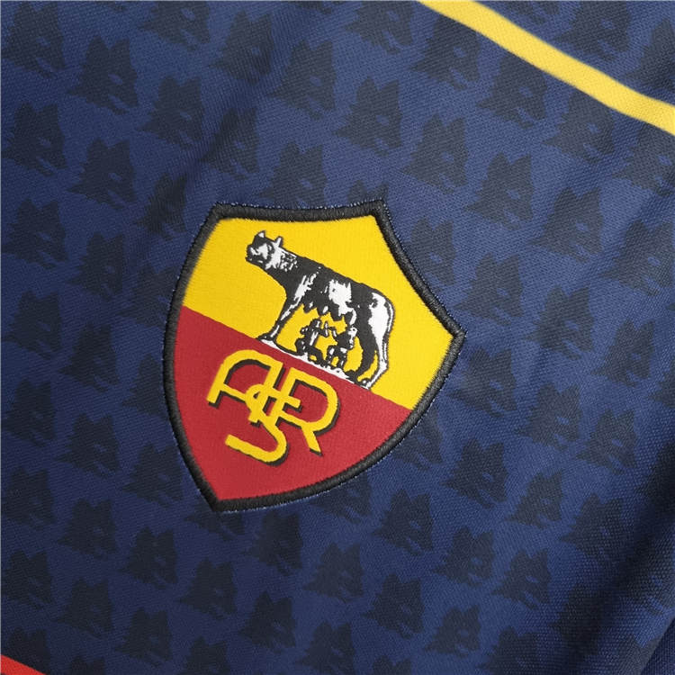 Official AS Roma 21-22 Navy Shirt - Official Replica 10257