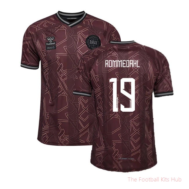 2024-2025 Denmark Special Edition Hummel x Halo SS Shirt (Rommedahl 19)