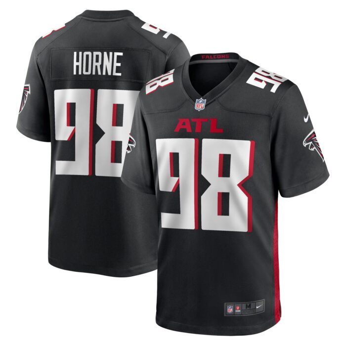Men's Atlanta Falcons Timmy Horne Nike Black Game Player J...