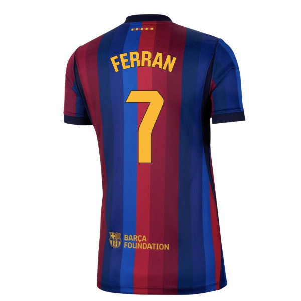 [JED] 2026-2027 Barcelona Home Shirt (Womens) (Ferran 7)
