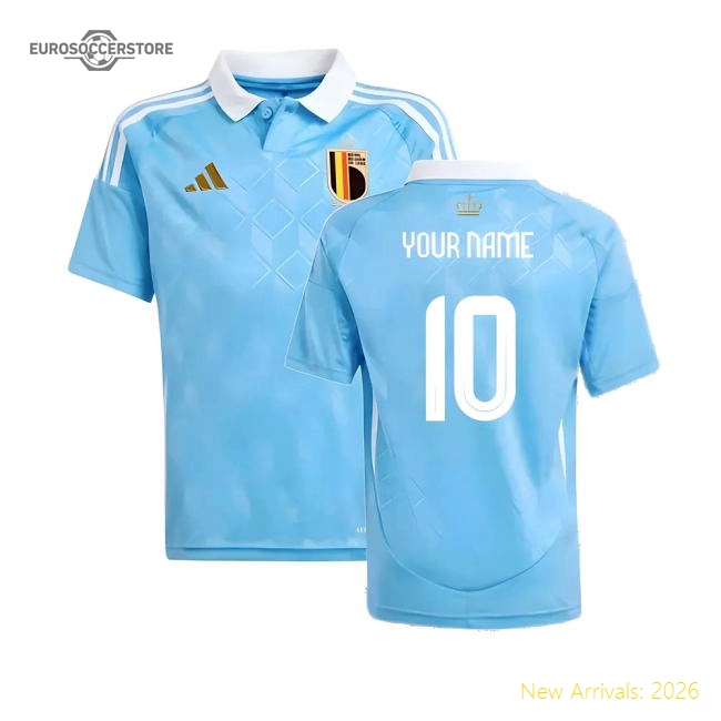 Belgium 2024-2025 Official Away Shirt - Retro Modern Breathability