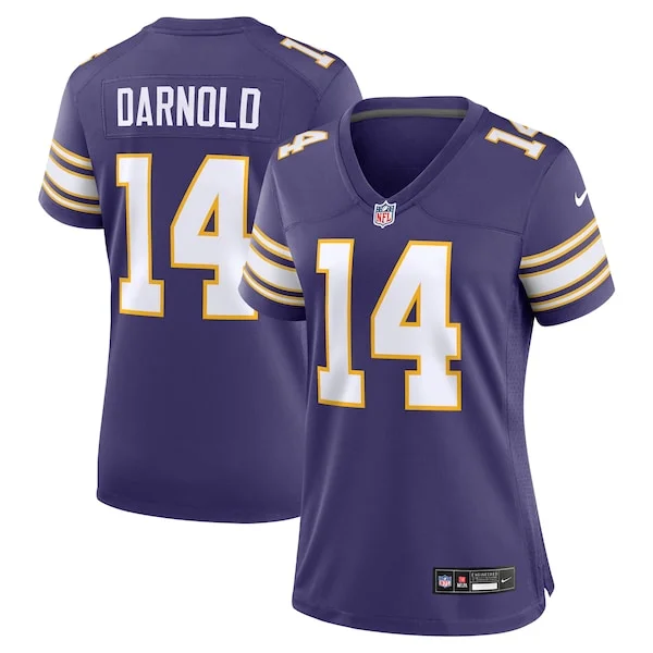 None Sam Darnold Game Jersey - Purple | NFL Player Jersey | NFL Footba