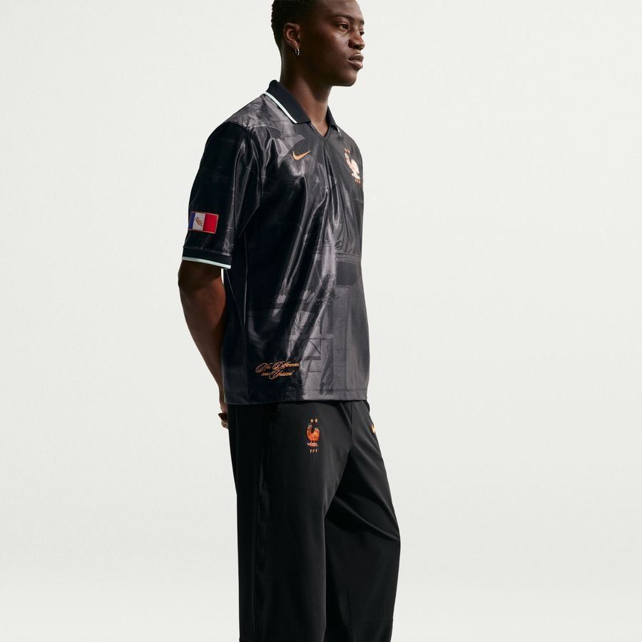 [EFKS] 2026 France Track Pants Dri FIT Energy Woven World Cup Black/Igloo/Metallic
