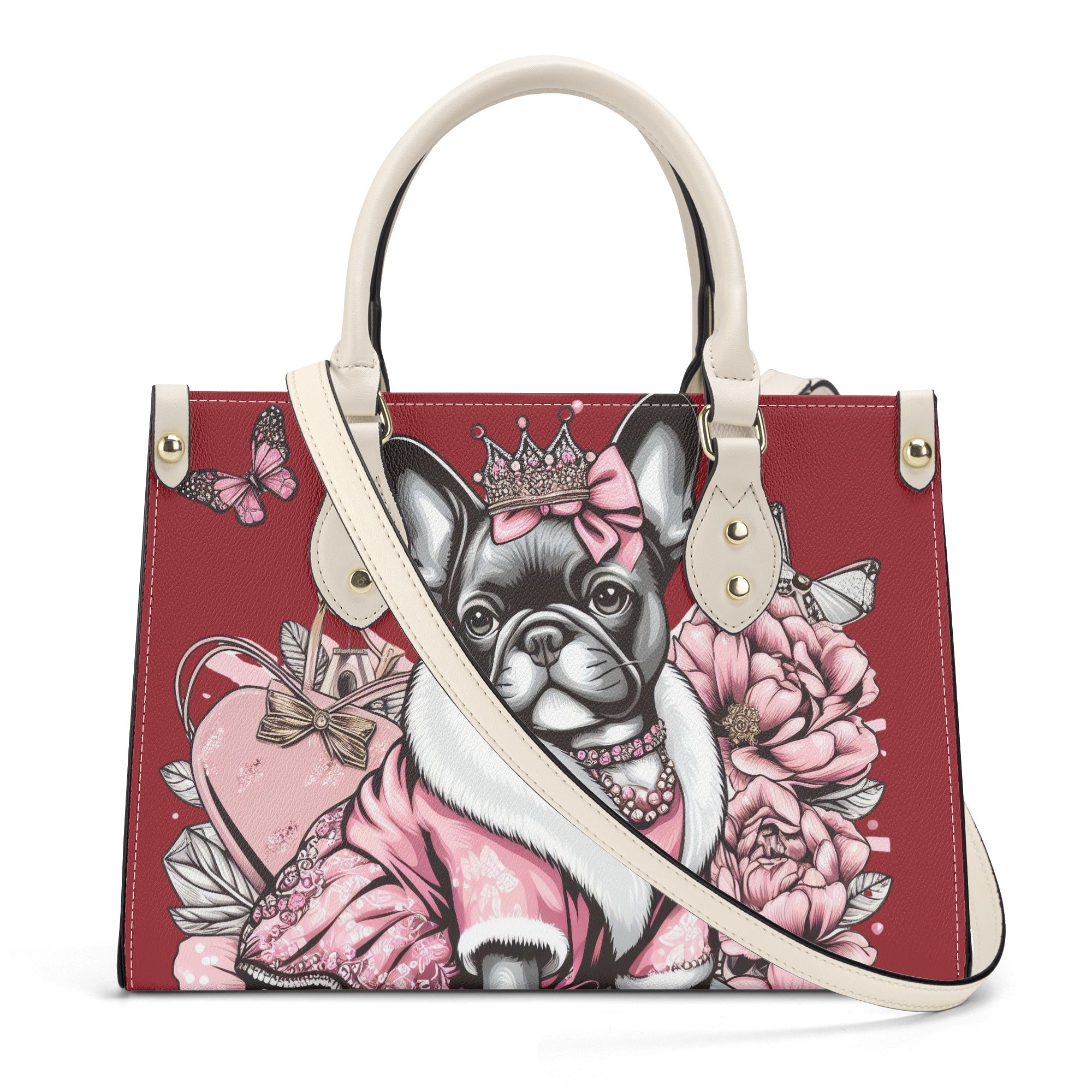Premium Pet-Lover Lexi - Luxury Women Handbag for French Bulldog Lovers