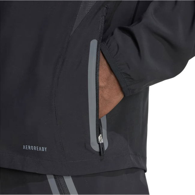 2025-2026 Real Madrid Pro Vis Tech Jacket (Black)