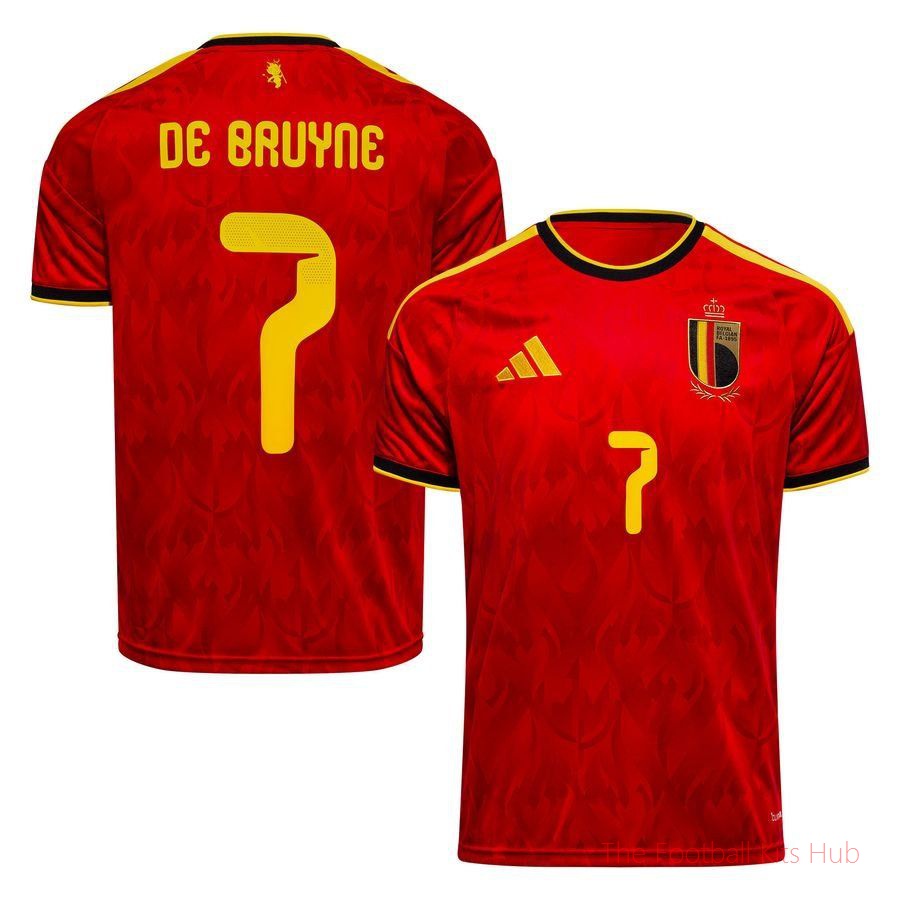 Belgium Home Shirt World Cup 2026 DE BRUYNE 7