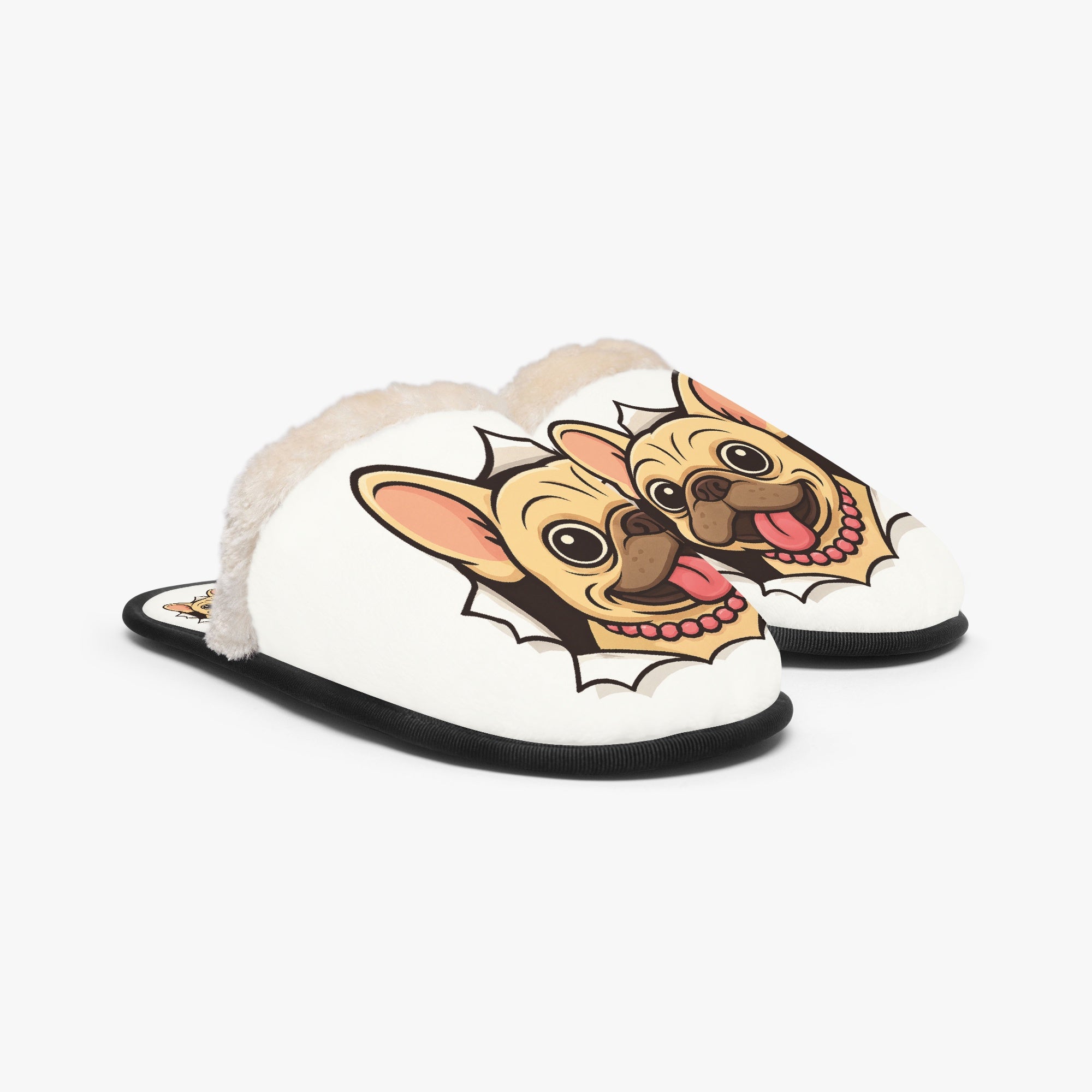 Premium Street-Ready Spud - Cozy Winter Slippers for Pet Enthusiasts