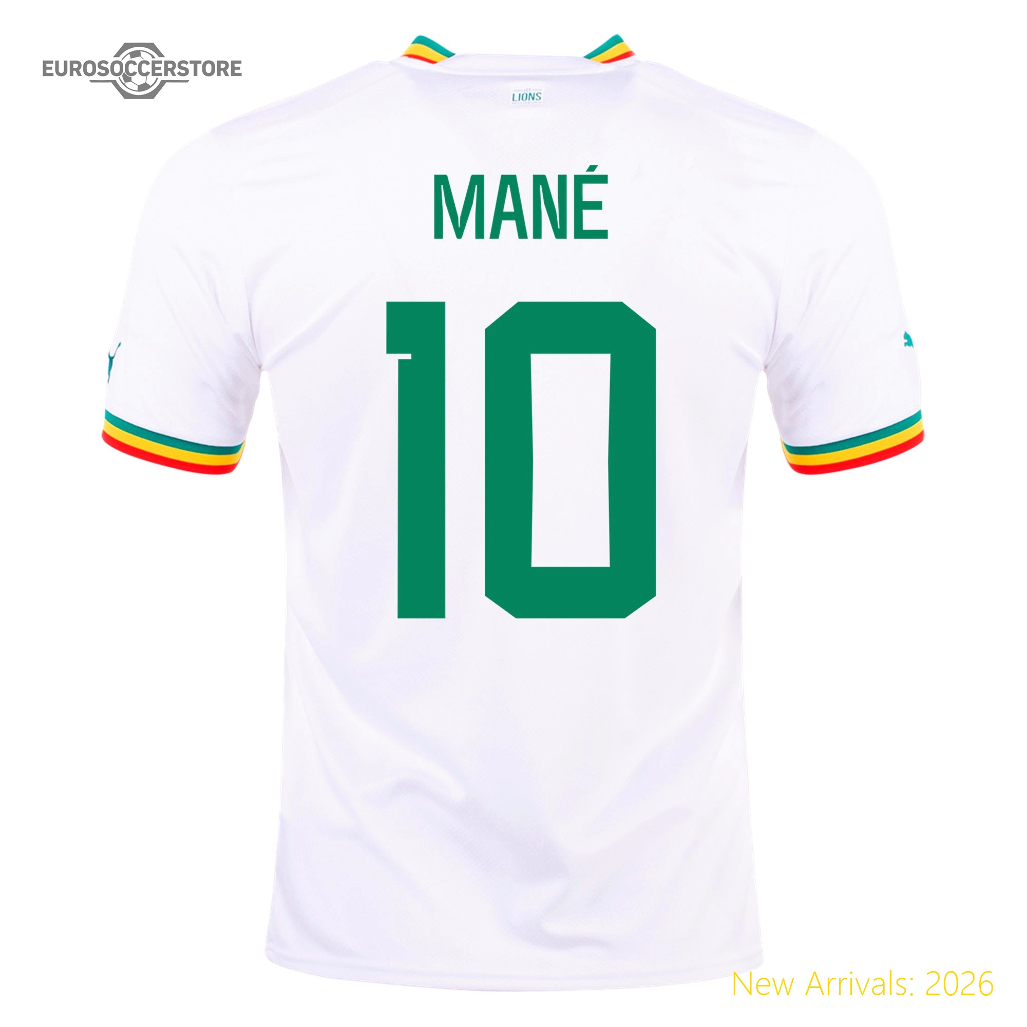 Official Team Merchandise Men Sen Team High-quality Home Jersey 2022