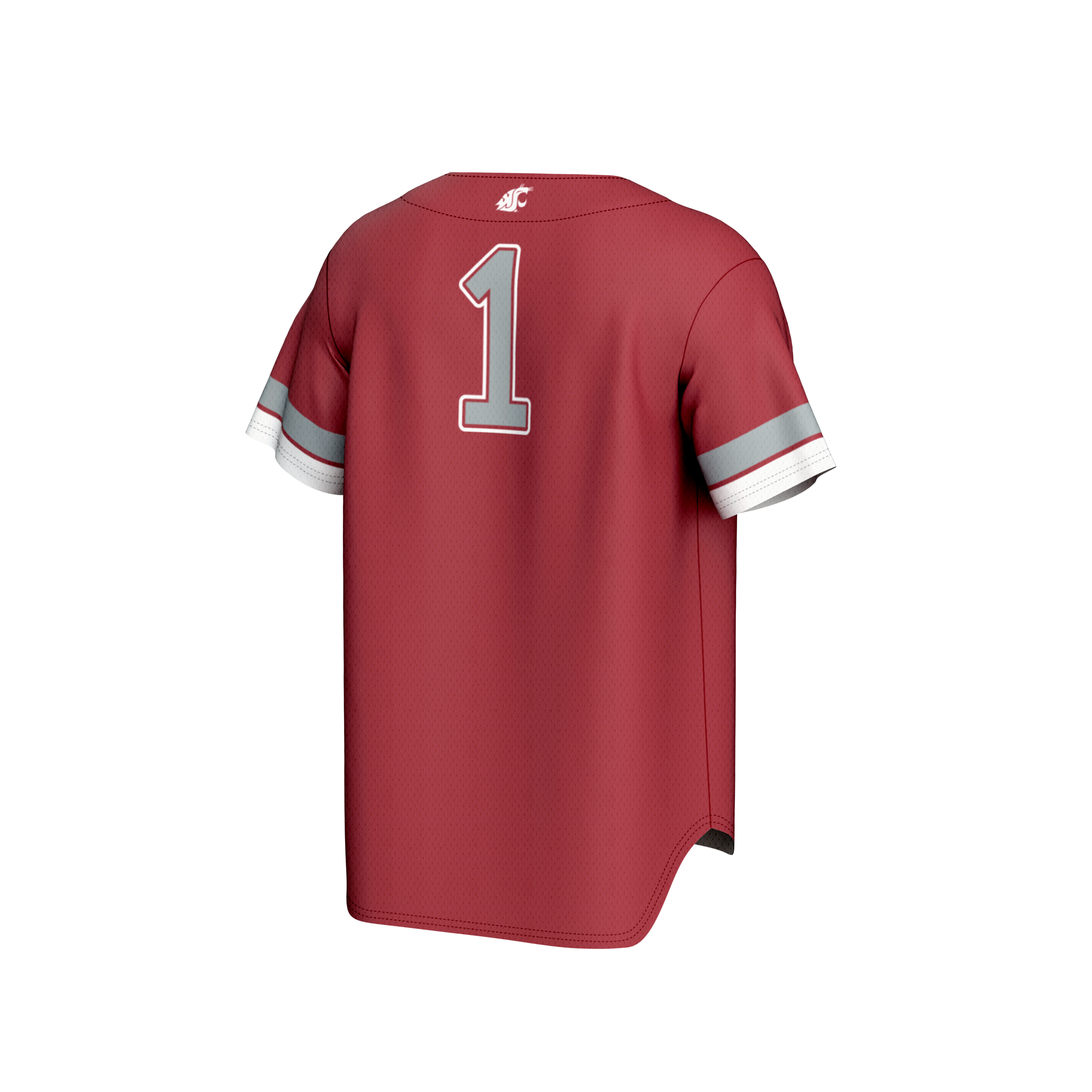 [NJP] Washington State Cougars GameDay Greats Youth Lightweight Collegiate Baseball Fashion Jersey - Crimson