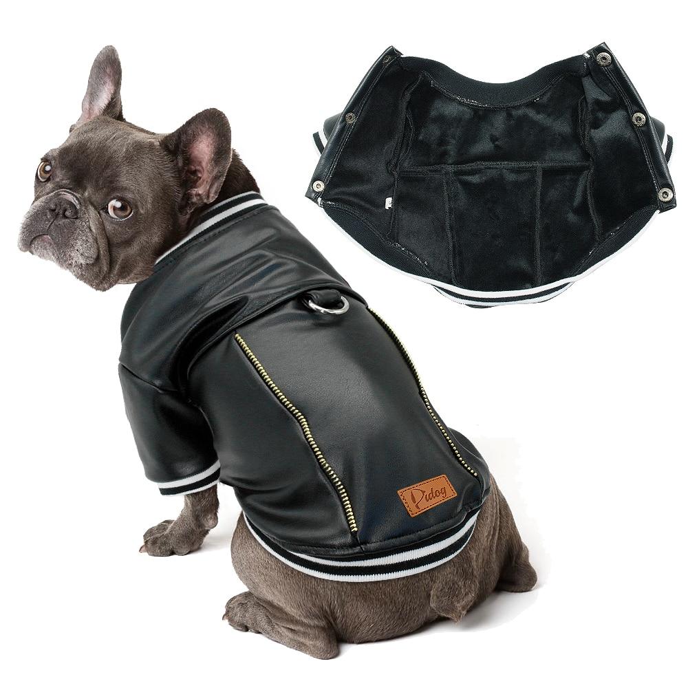 Leather French Bulldog Jacket (WS13)