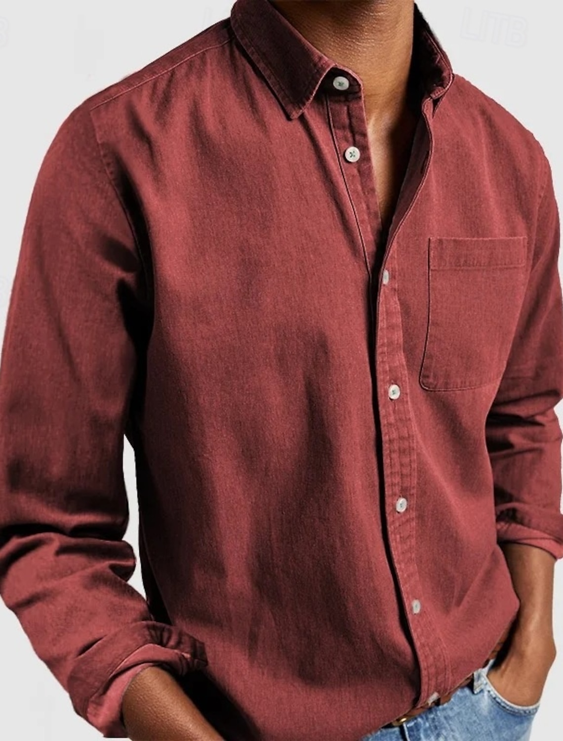 Men's Shirt Casual Shirt Button Up Shirt White Pink Red Sky Blue Green Short Sleeve Plain Lapel Casual Daily Front Pocket Clothing Apparel Elegant Fashion Casual