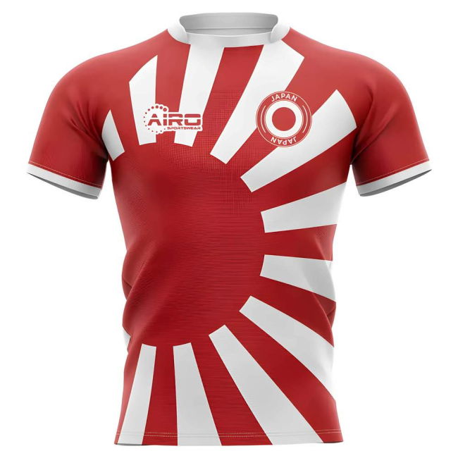 Athletic 2025-2026 Japan Flag Concept Rugby Shirt - Womens