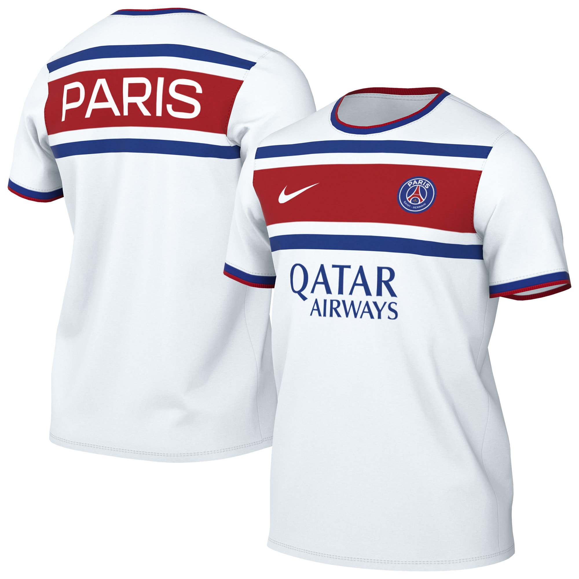 [LK] Paris Saint-Germain 2026/27 Away Pre-Match Jersey Top - White