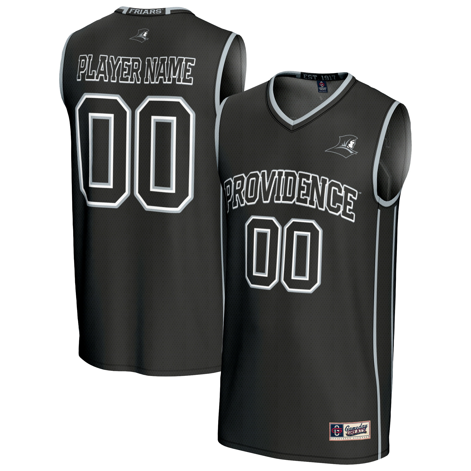 [NJP] Providence Friars GameDay Greats Youth Youth Lightweight Collegiate Women's Basketball NIL Fashion Jersey - Black