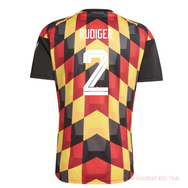 Germany 2026-2027 Pre-Match Shirt Rudiger #2 Football Kit