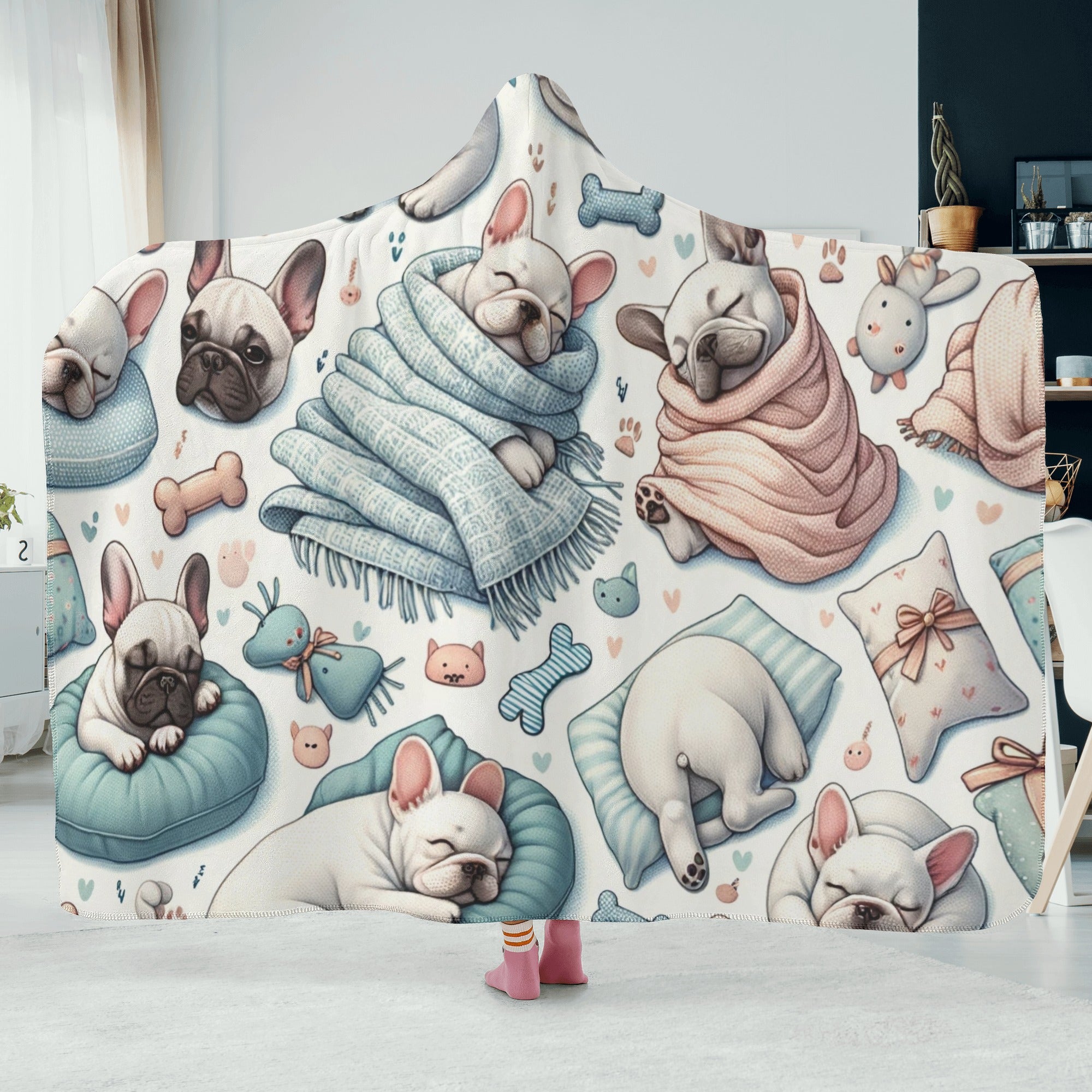 Cozy Trendy Premium Ross - Hooded Blanket for Home Use for Daily Use