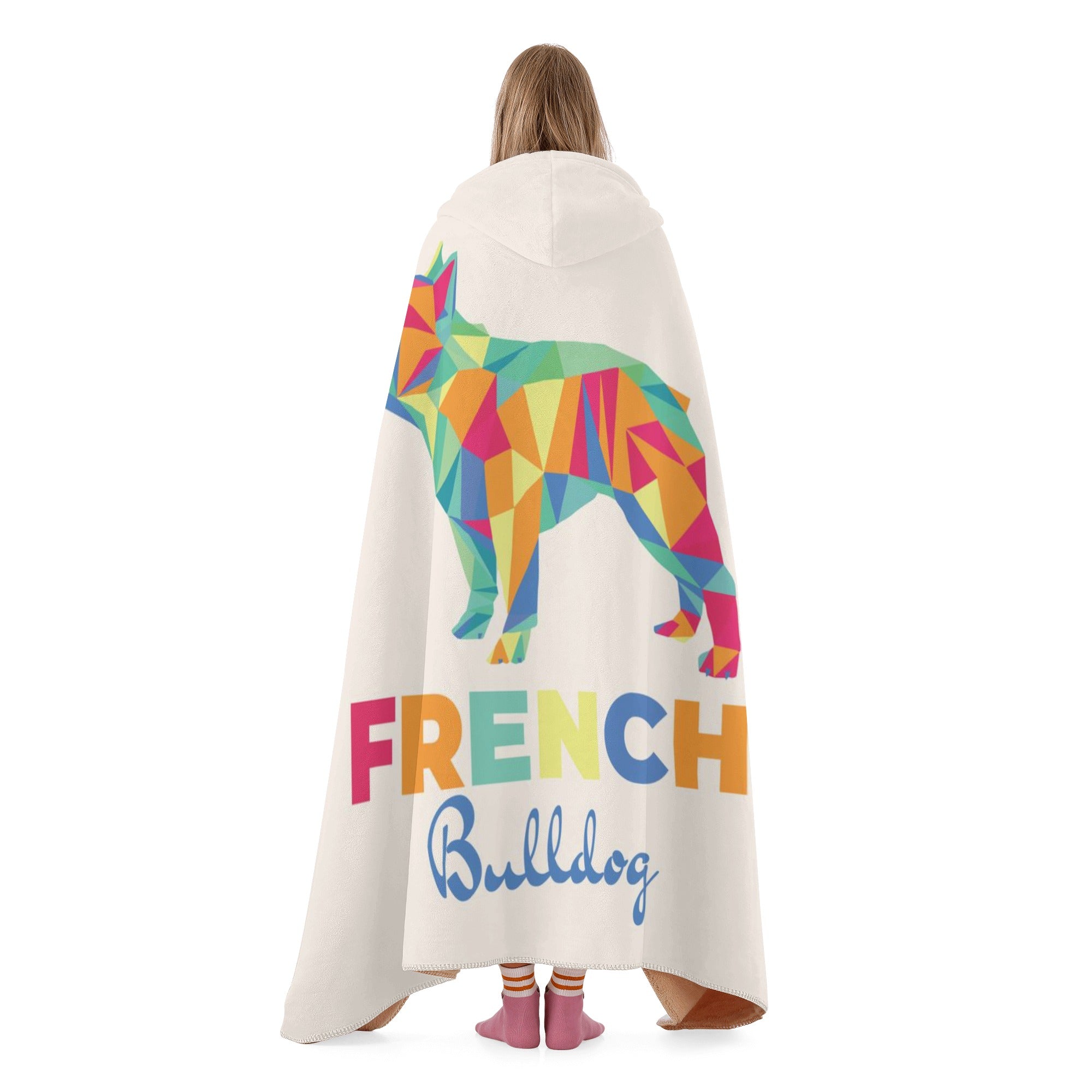French Bulldog Hugo Hooded Blanket Practical Pet Supply