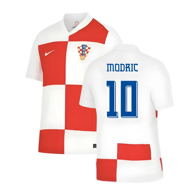 Authentic 2024-2025 Croatia Home Team Kit Authentic Team Lightweight